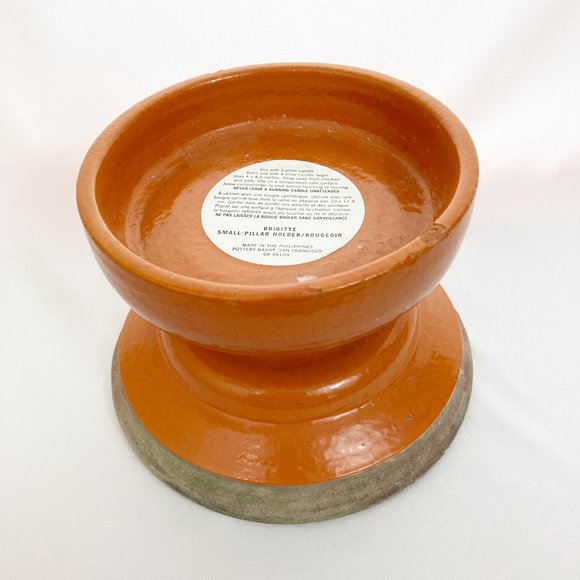 Pottery Barn Brigitte Terracotta Candle Holder
